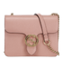 Interlocking GG Shoulder, &pound;550, Handbags, Pink, Leather, Front view